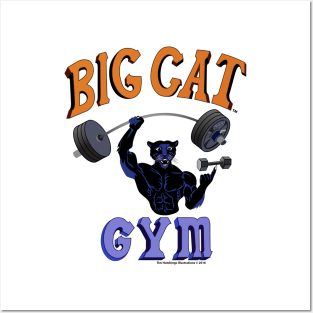 Big Cat Black Panther Cartoony Posters and Art